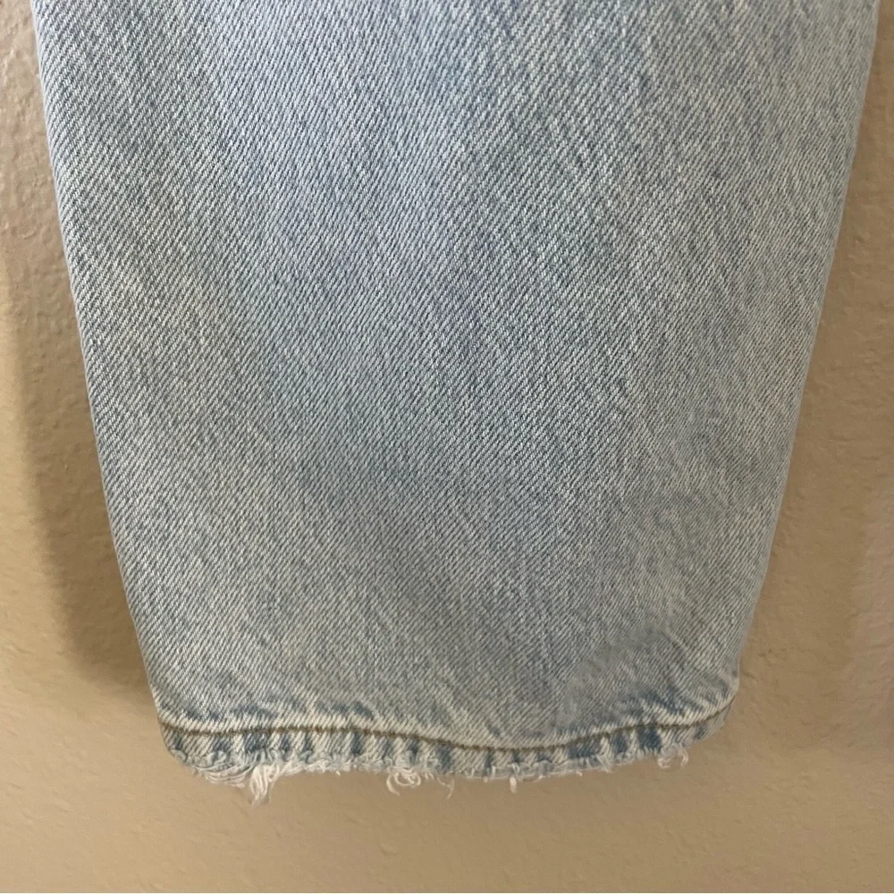 Zara x Good American 90’s Relaxed Jeans Light Wash Size 2 - Picture 7 of 12